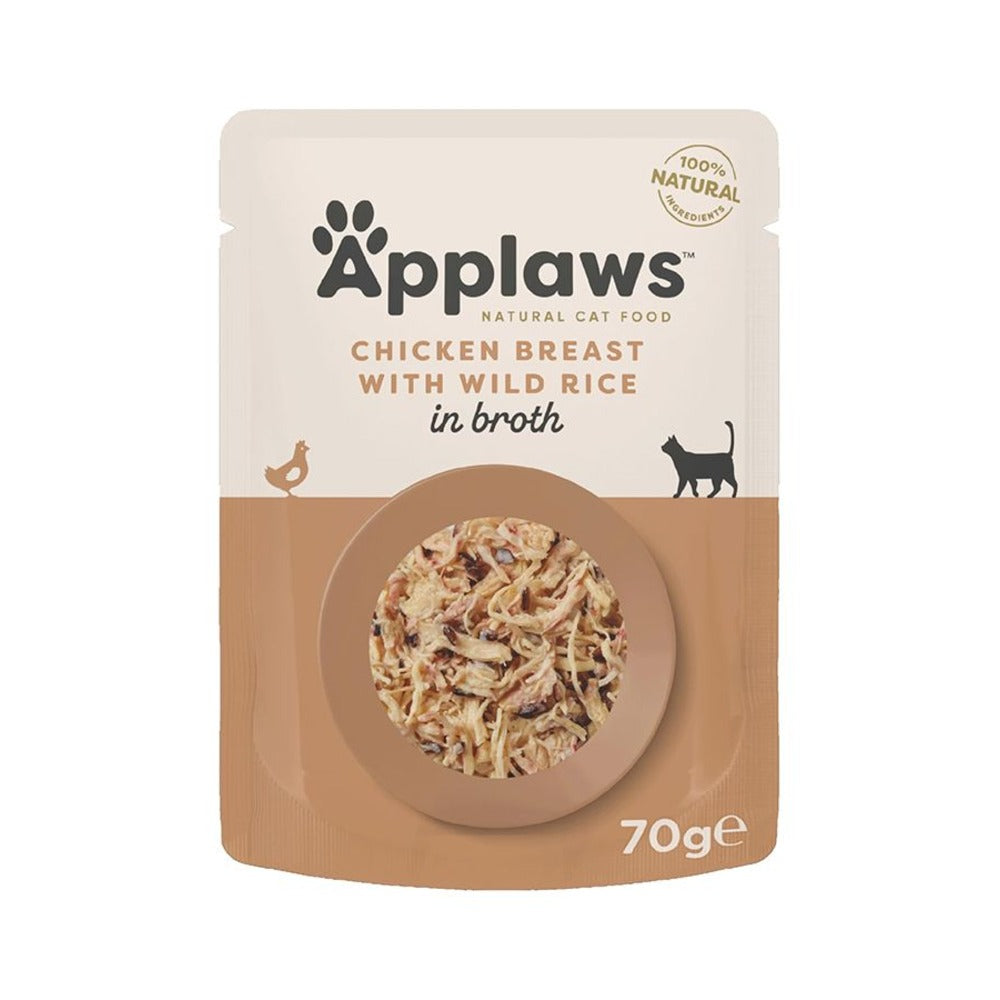 APPLAWS Cat Wet Food Pouch 70gr (Various Flavours)