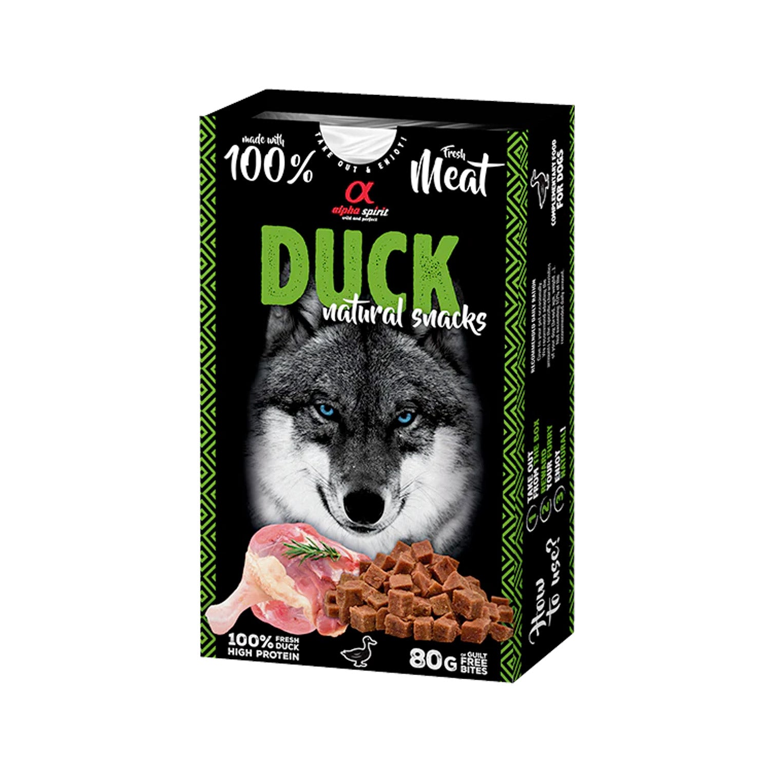 ALPHA SPIRIT Natural Snacks For Dogs ( Various Flavours 80 gr) EXP: Nov 2025 BUY 1 GET 1 FREE