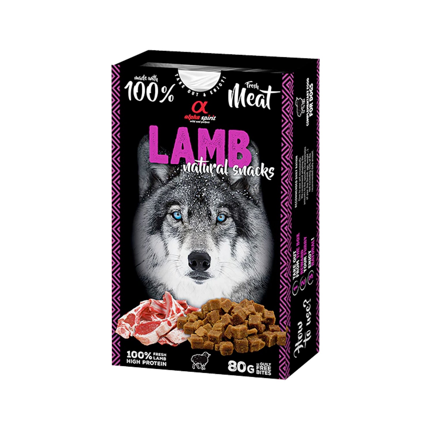 ALPHA SPIRIT Natural Snacks For Dogs ( Various Flavours 80 gr) EXP: Nov 2025 BUY 1 GET 1 FREE