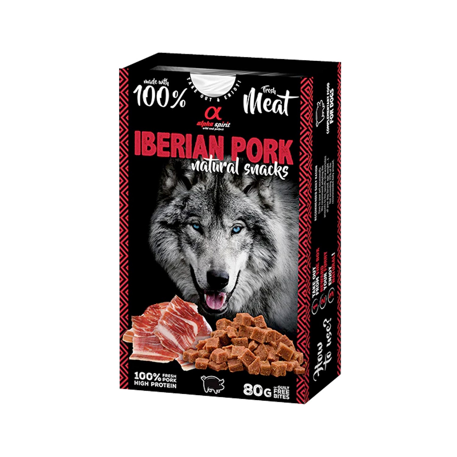 ALPHA SPIRIT Natural Snacks For Dogs ( Various Flavours 80 gr) EXP: Nov 2025 BUY 1 GET 1 FREE
