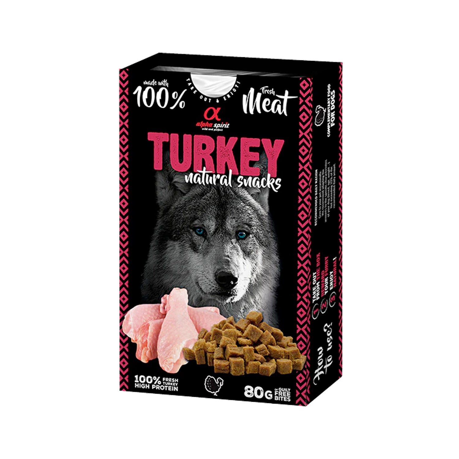 ALPHA SPIRIT Natural Snacks For Dogs ( Various Flavours 80 gr) EXP: Nov 2025 BUY 1 GET 1 FREE