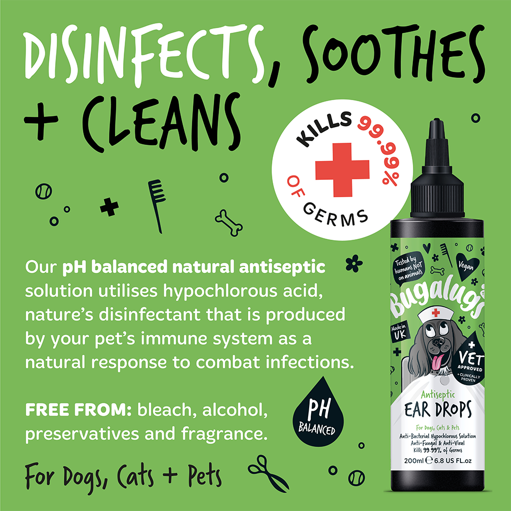 BUGALUGS Antiseptic Ear Drops (200ml)