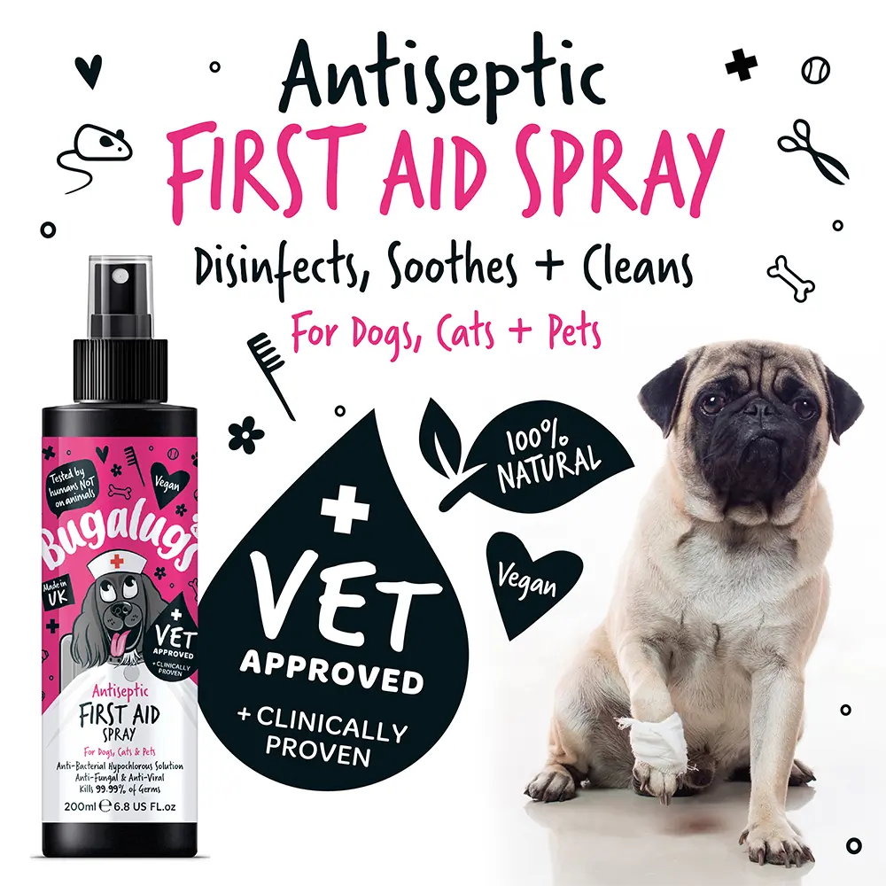 BUGALUGS Antiseptic First Aid Spray (200ml)