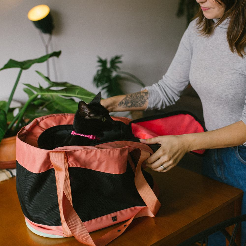 ZEE.CAT Terracotta Cat Carrier Bag