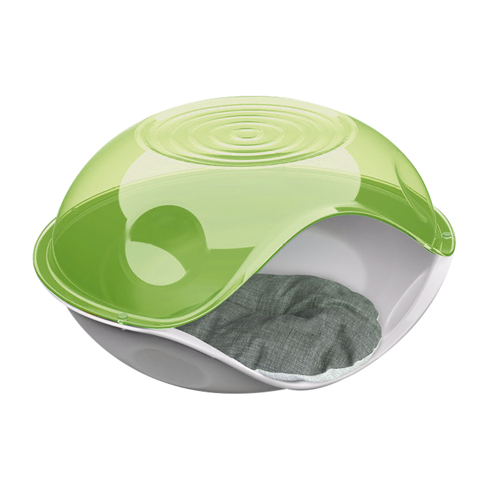 GEORPLAST Transparent Covered Cat Bed