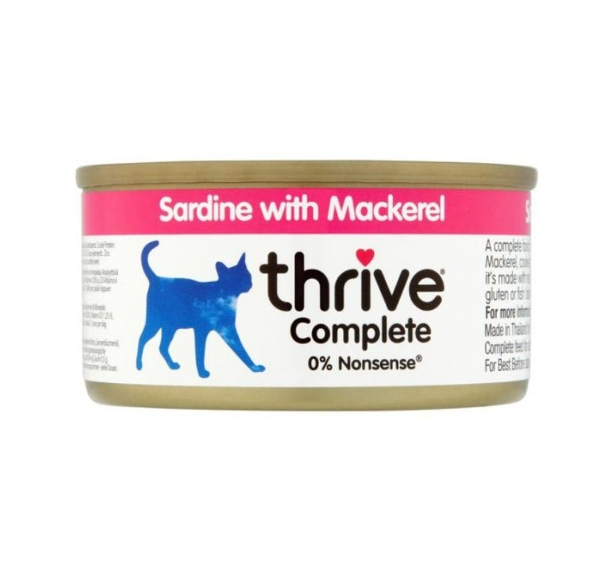 THRIVE Complete Cat Wet Food Fish Range 75gr (Various Flavors)