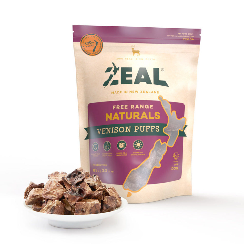ZEAL Dried Venison Puffs 85gr