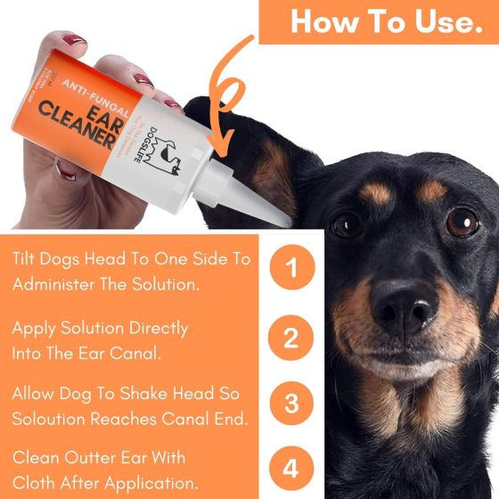 DOGSLIFE Anti-Fungal Ear Cleaning Drops For Dogs (238ml)