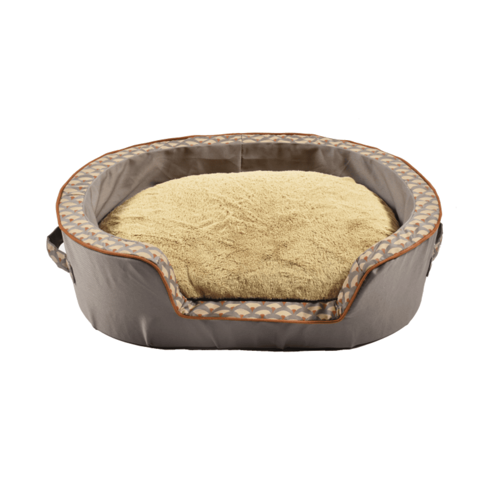 BOBBY Geisha Basket Bed ( Blue / Taupe Color)