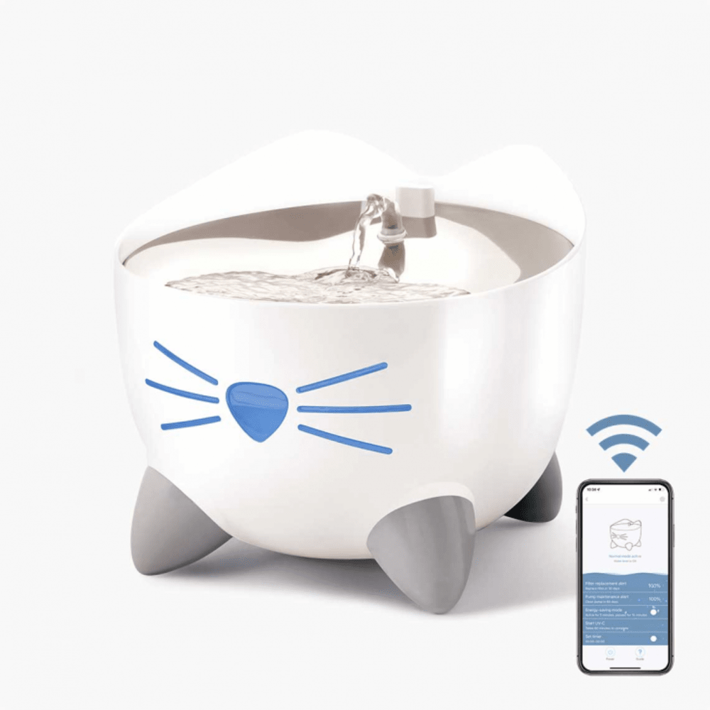 CATIT Pixi Smart Fountain With Stainless Steel Top ( White Color 2L)