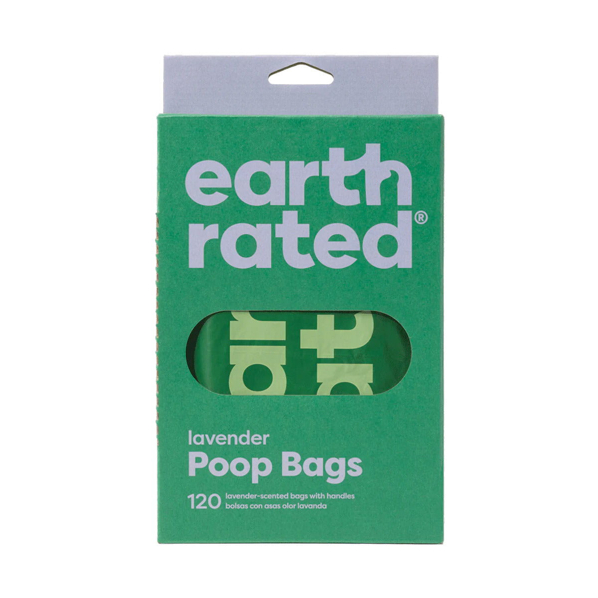 EARTH RATED Dog Poo Bags Easy-Tie Handle (120 Bags)