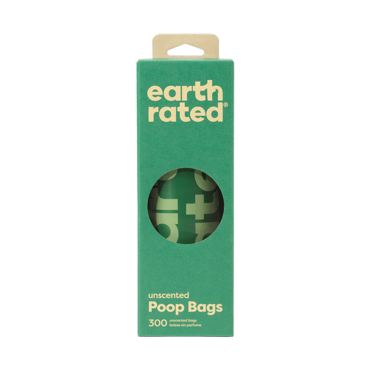 EARTH RATED Dog Poop Bags Bulk Single Roll (300 bags)