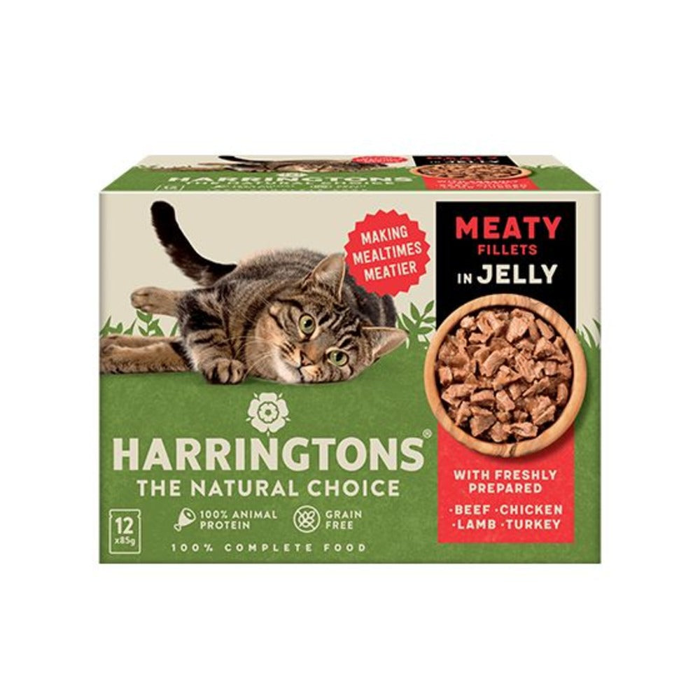 HARRINGTONS Meat Selection in Jelly Adult Cat Wet Food Multipack