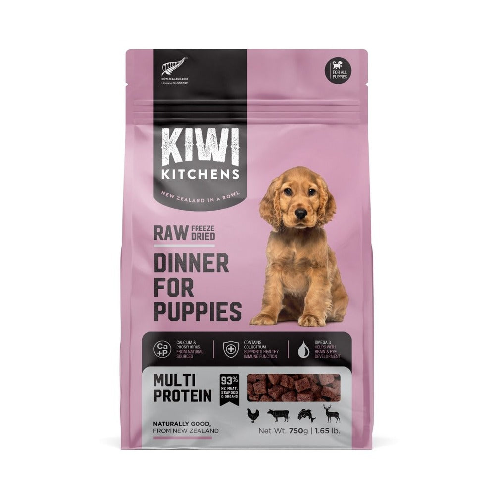 KIWI KITCHENS Raw Freeze Dried Multiprotein Puppy Dry Food