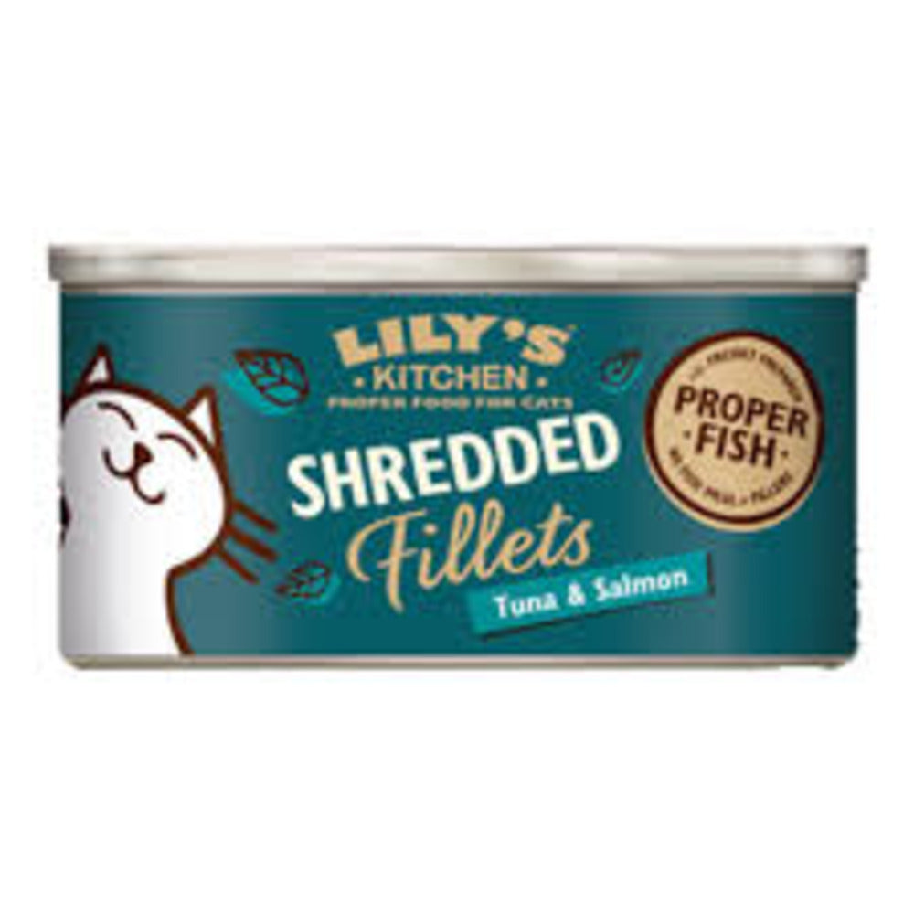LILY'S KITCHEN Shredded Fillets Tuna & Salmon Adult Cat Wet Food (70 gr)