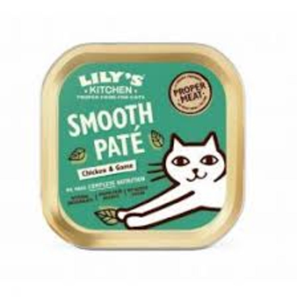 LILY'S KITCHEN Smooth Pate Chicken & Game Adult Cat Wet Food Multipack (19x85 gr)
