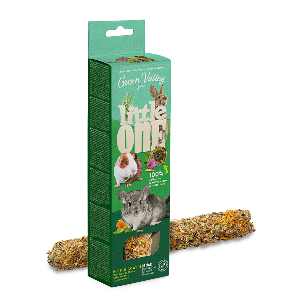 LITTLE ONE Green Valley Grain Free Sticks With Herbs & Flowers ( 1 x 160 gr)