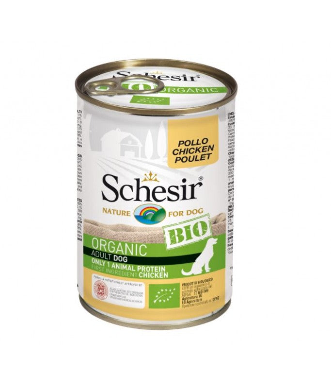 SCHESIR Wet Dog Food Bio Various Flavours (400gr Tins)