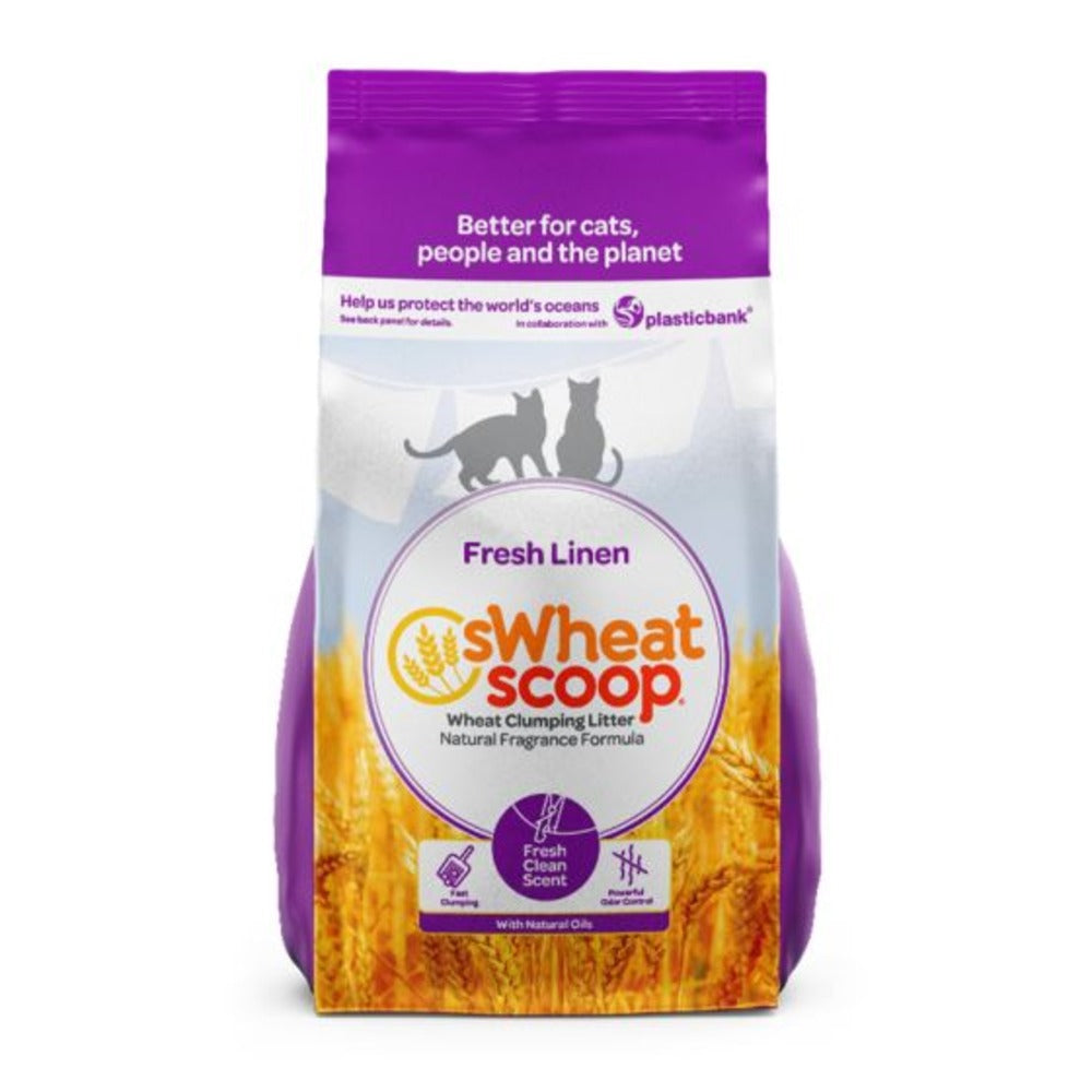 SWHEAT SCOOP Natural Cat Litter (Fresh Linen Scent)