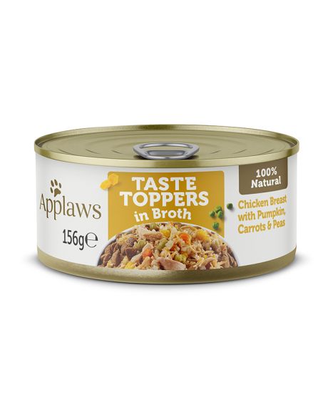 APPLAWS Taste Topper in Broth for Dogs 156gr (Various Flavours)