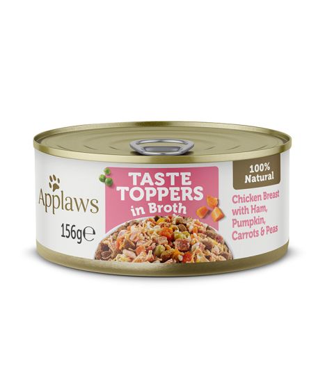 APPLAWS Taste Topper in Broth for Dogs 156gr (Various Flavours)