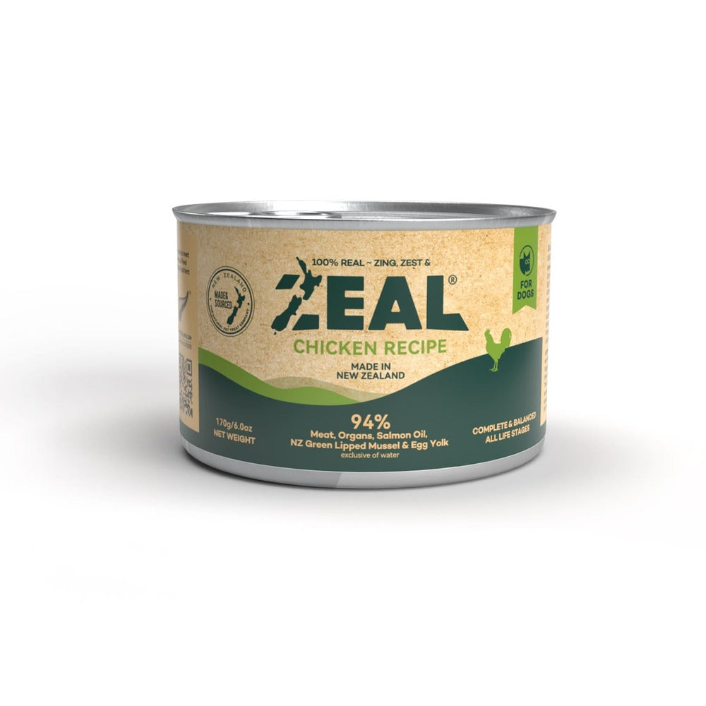 ZEAL Grain Free Chicken Recipe Dog Wet Food (170 gr)