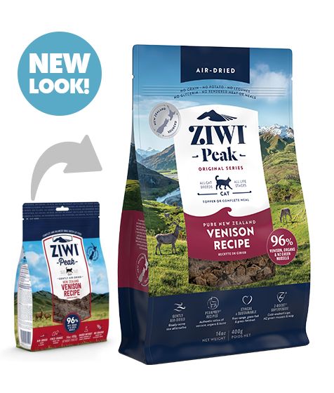 ZIWI PEAK Air Dried Venison Cat Food (400gr)