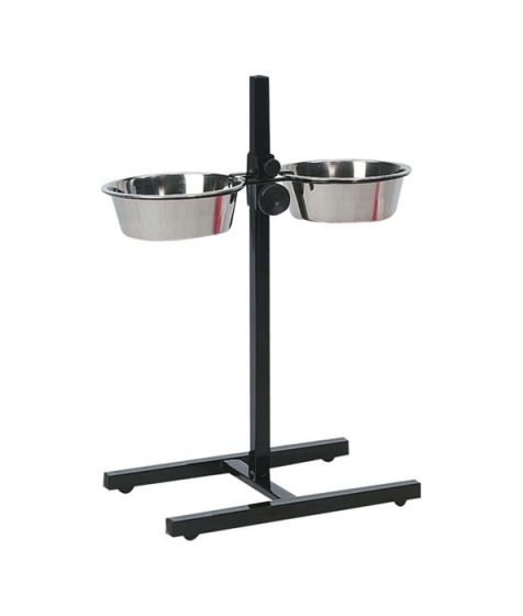 FLAMINGO Otis H-Stand with Dishes Dog Bowl