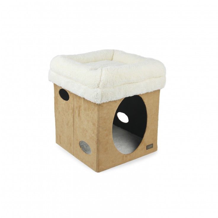 ALL FOR PAWS Lambswool 2-in-1 Cat Castle