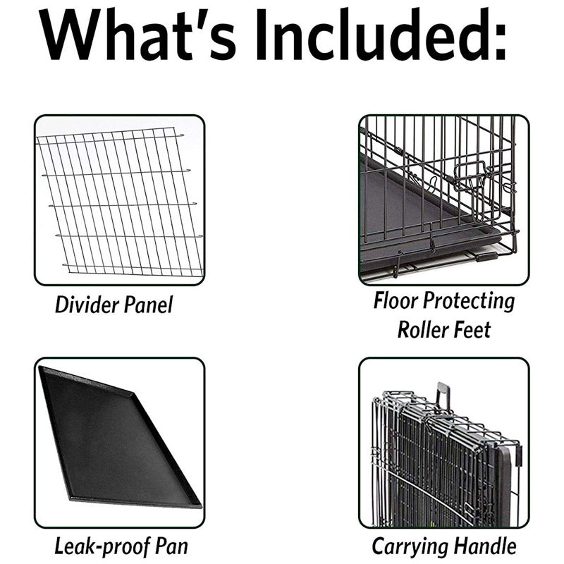 MIDWEST Double Door Dog Crate