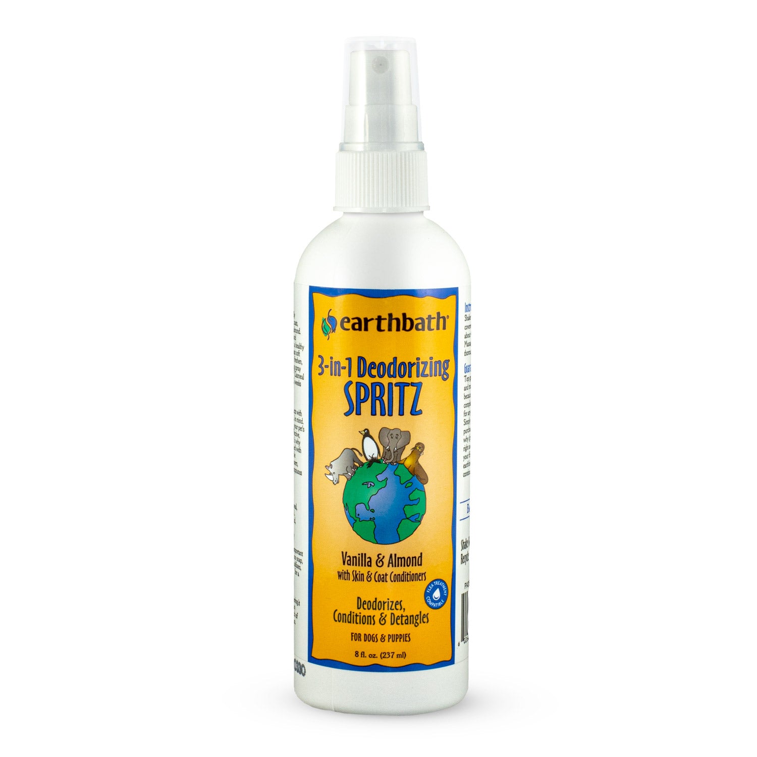 EARTHBATH 3-in-1 Deodorizing Spritz (Vanilla & Almond) 237ml