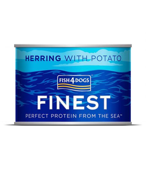 FISH4DOGS Complete Wet Dog Food Various Flavours (185gr Tins)