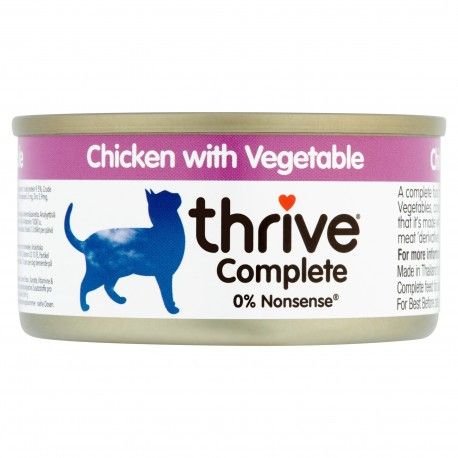 THRIVE Complete Cat Wet Food Chicken Range 75gr (Various Flavors)
