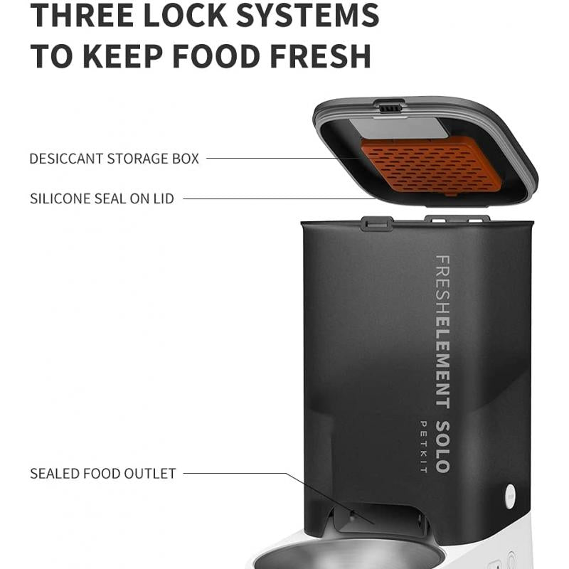 PETKIT SOLO Automatic Feeder With Stainless Steel Bowl