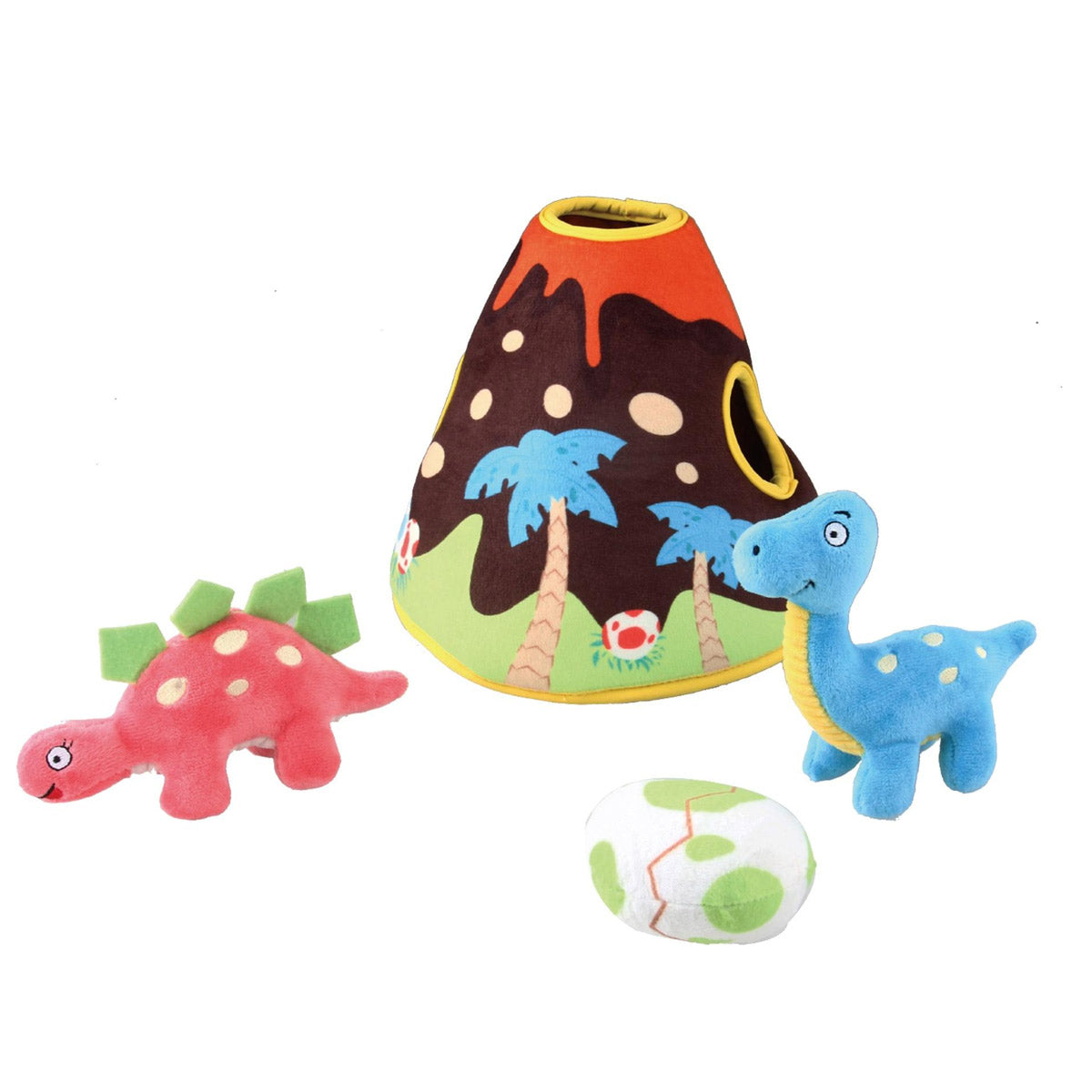 GIGWI Hide & Seek Volcano Park (4 Pack)