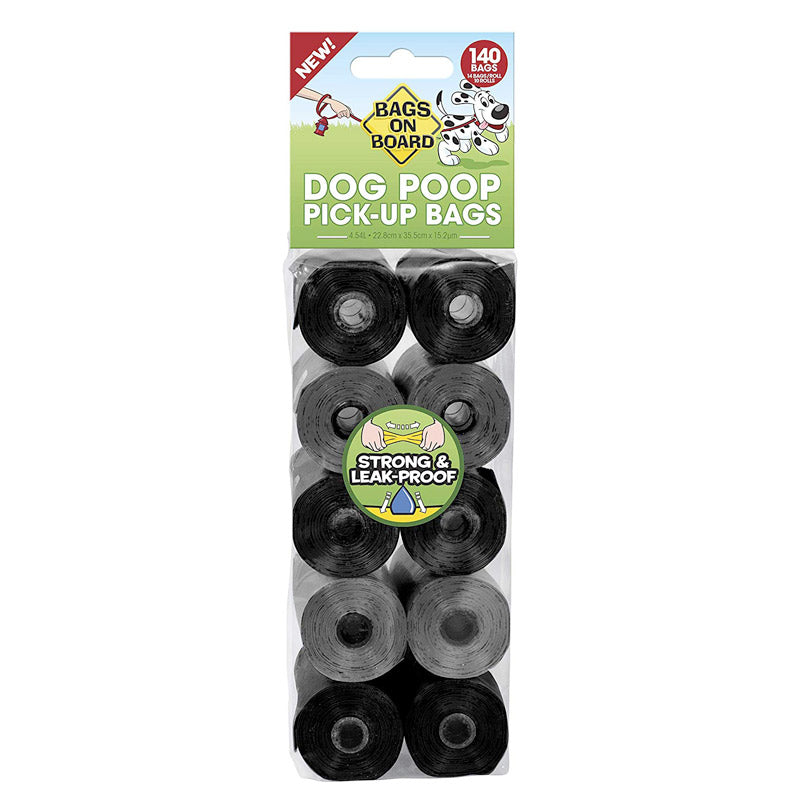 BAGS ON BOARD Refill Pack Neutral Roll 140 bags (10×14)