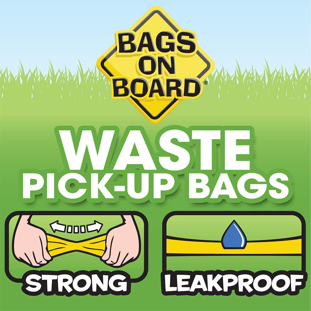 BAGS ON BOARD Refill Pack Blue 60 bags (4×15)