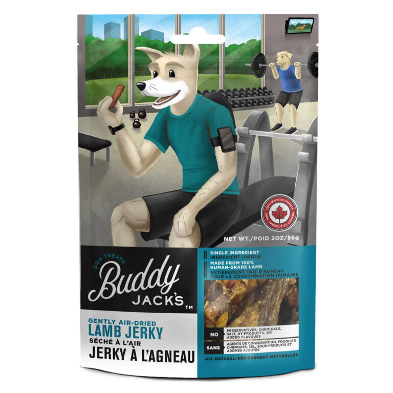 BUDDY JACK'S Jerky Dog Treats (Various Flavours 56gr)