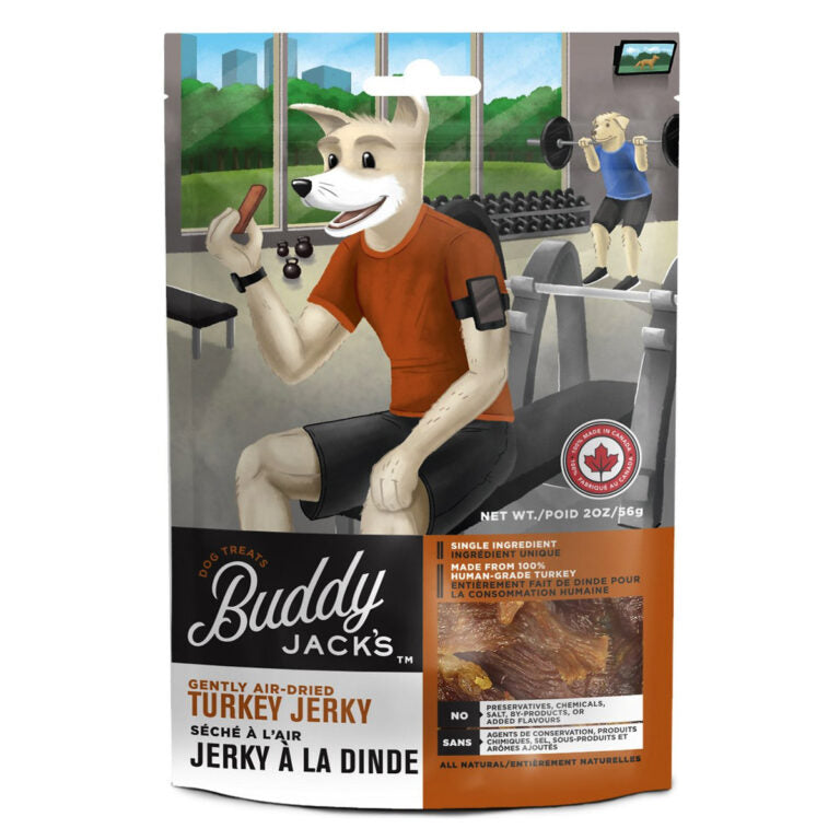 BUDDY JACK'S Jerky Dog Treats (Various Flavours 56gr)