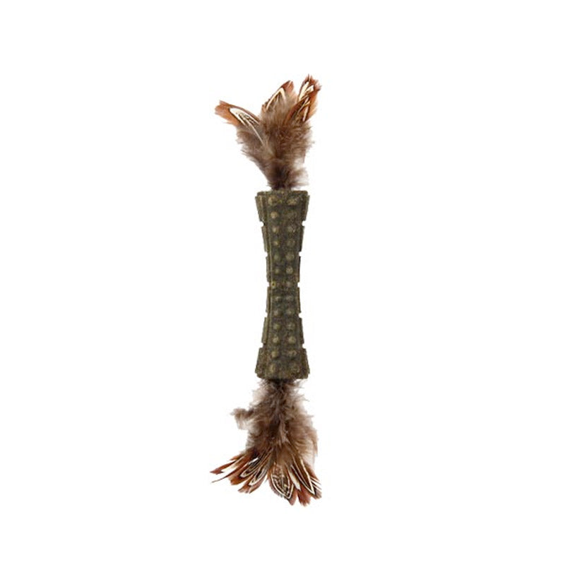 GIGWI Catnip "Johnny Stick" Double Side with Natural Feather