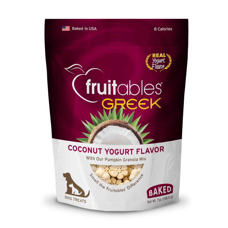 FRUITABLES Greek Coconut Yogurt Dog Treats 198gr