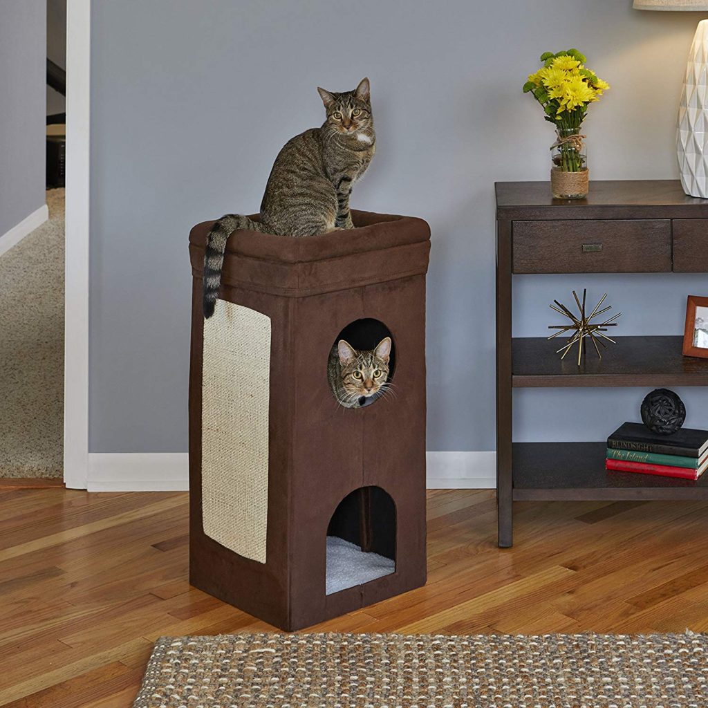 MIDWEST Curious Cat Condo Brown