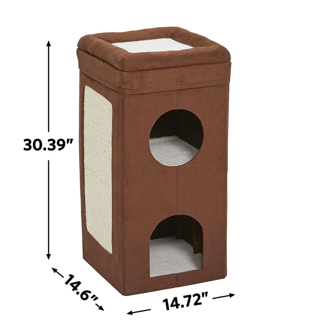 MIDWEST Curious Cat Condo Brown