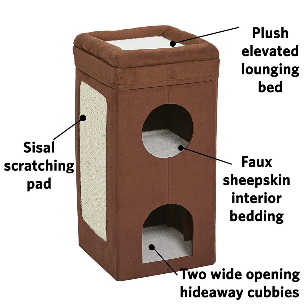 MIDWEST Curious Cat Condo Brown
