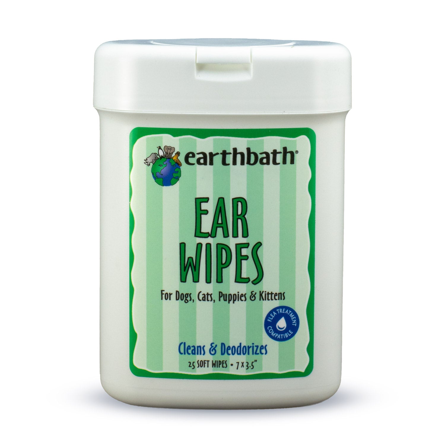 EARTHBATH Ear Wipes (Witch Hazel) 25ct