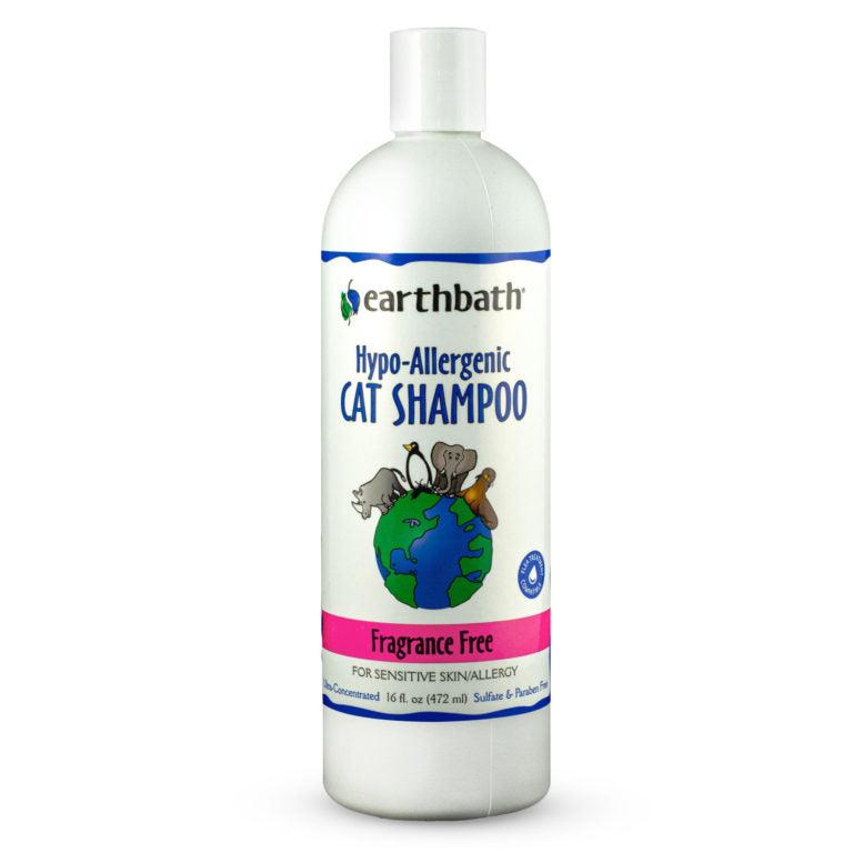 EARTHBATH Hypo-Allergenic Cat Shampoo (Fragrance Free) 472ml