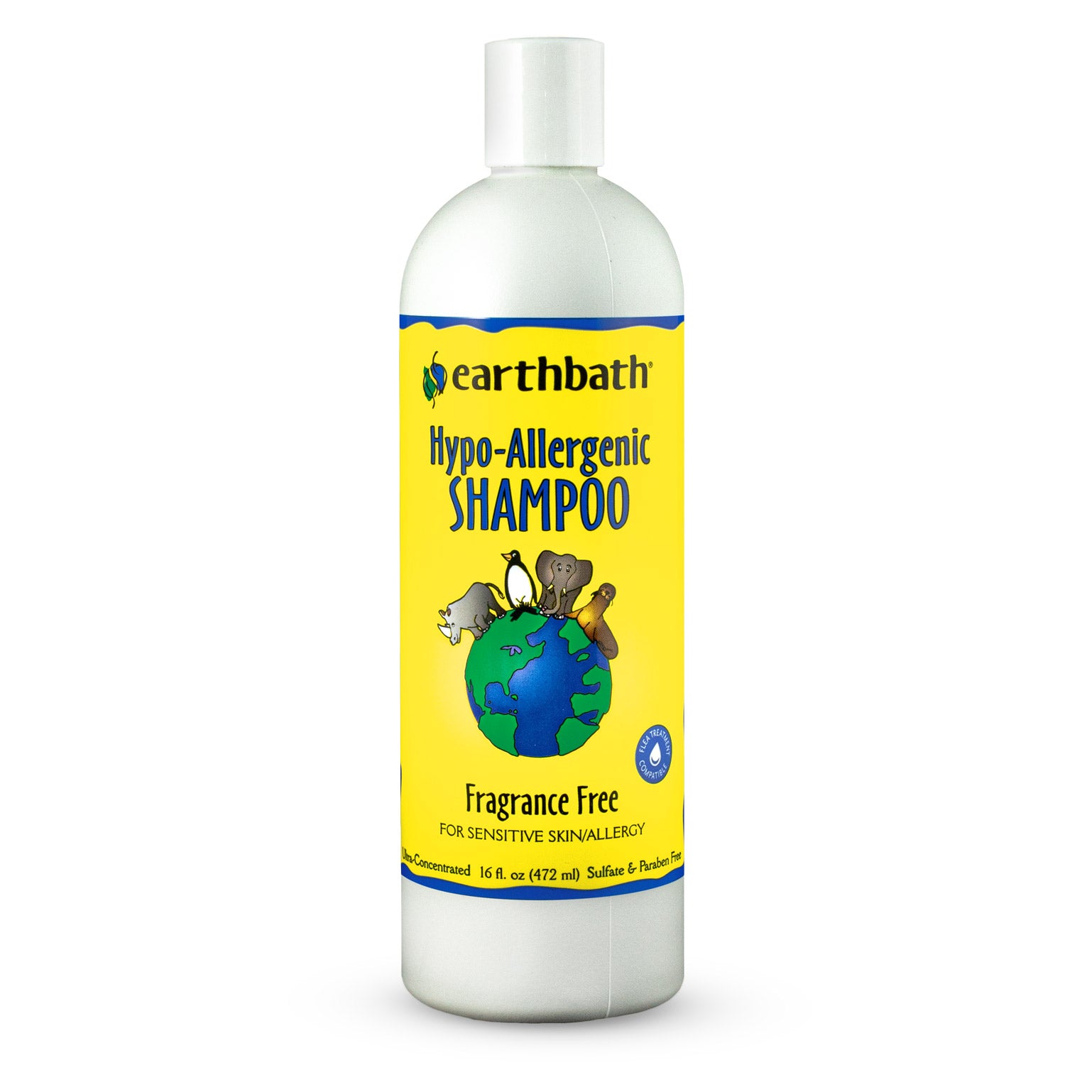 EARTHBATH Hypo-Allergenic Shampoo (Fragrance Free) 472ml