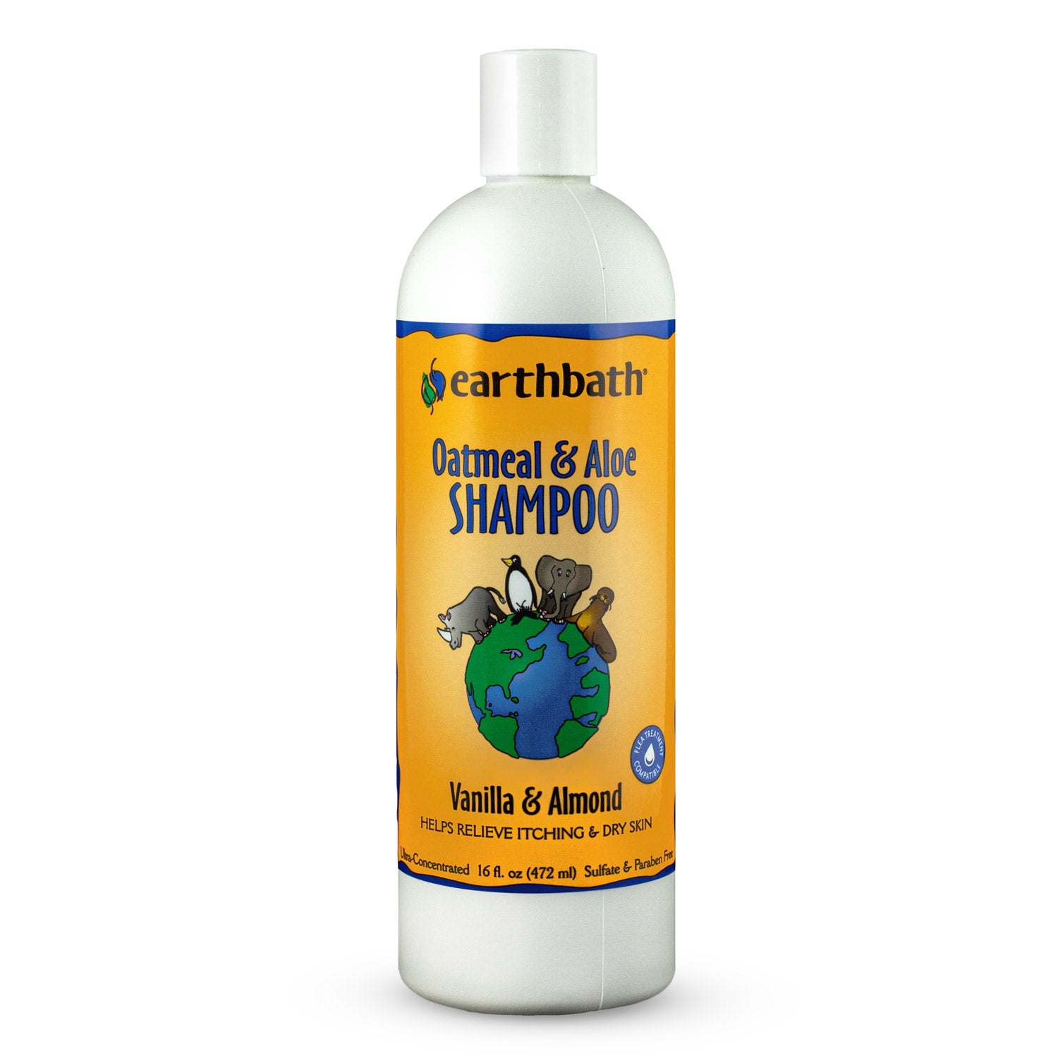 EARTHBATH Oatmeal & Aloe Shampoo (Vanilla & Almond) 472ml