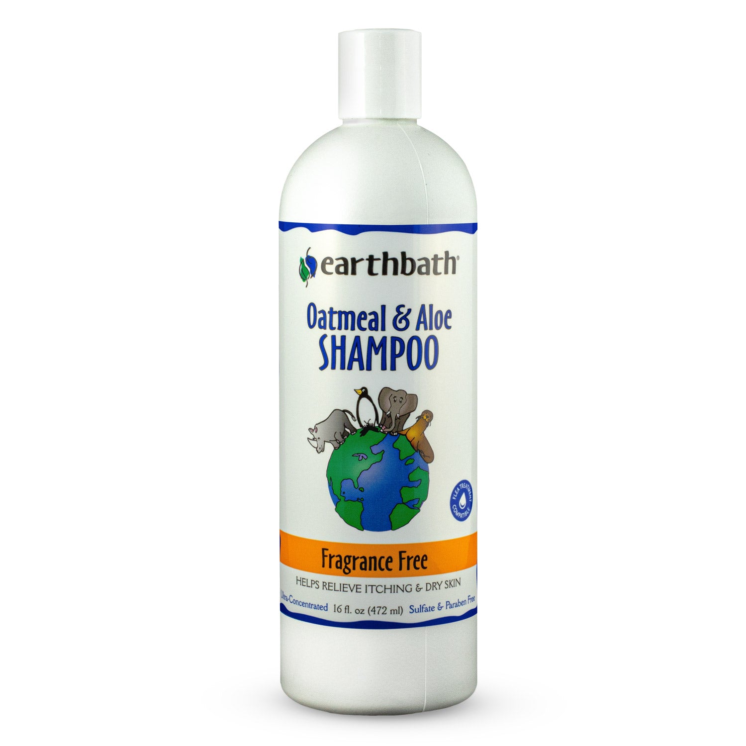 EARTHBATH Oatmeal & Aloe Shampoo (Fragrance Free) 472ml