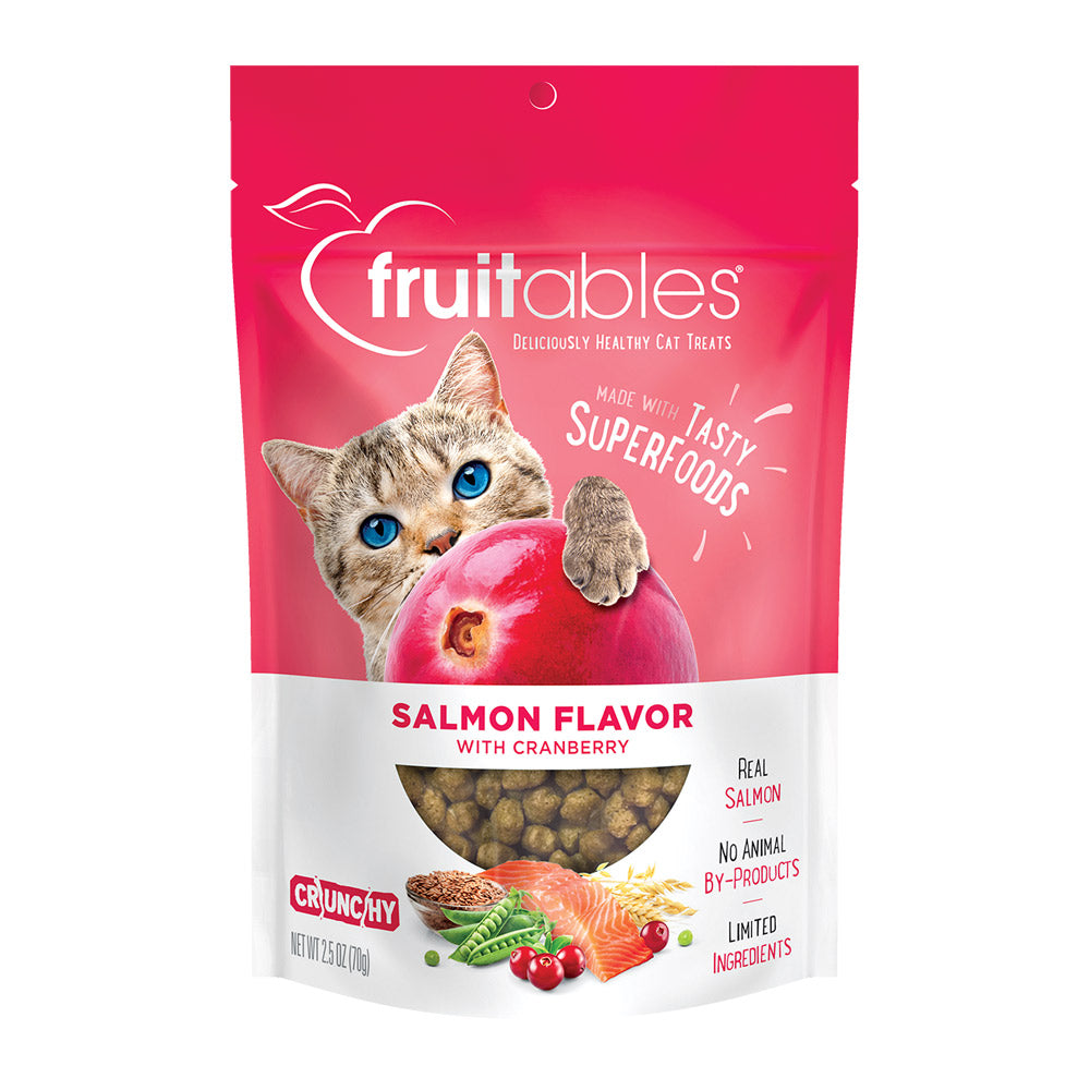 FRUITABLES Salmon Flavor with Cranberry Cat Treats 70g